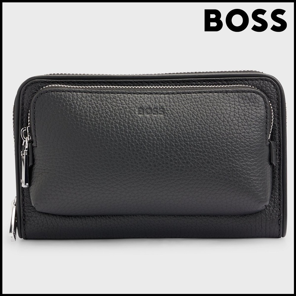 BOSS イタリアンレザー クロスボディバッグ