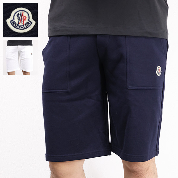 MONCLER ロゴ スウェット ショートパンツ メンズ 8H00010 809AG