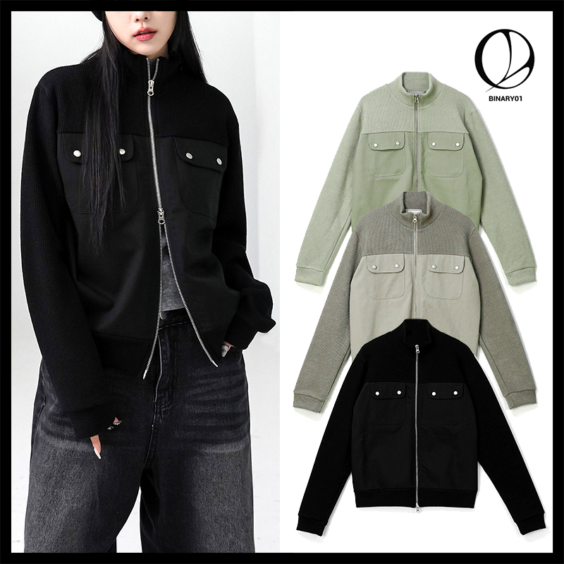 ☆送料・関税込★Binary01★Petrick Two-Way Pocket Zip-Up