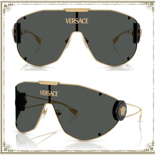 送料関税込◆VERSACE メドゥーサ 幾何学的なサングラス VE2268 送料関係無料◇VERSACE マキシ メドゥーサ ビギー サングラス