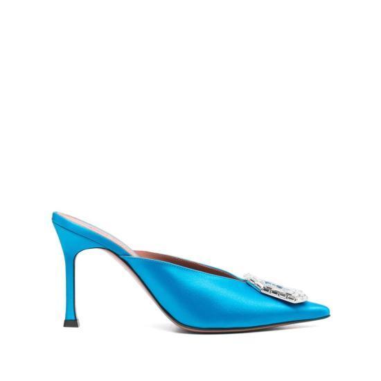 シューズ・サンダルその他 AMINA MUADDI Women Clothing CAMELIA MULE90 AZUWH