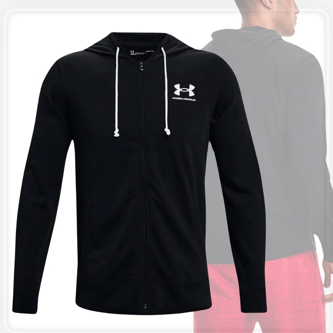 【UNDER ARMOUR】Rival Terry LC フルジップスウェットシャツ