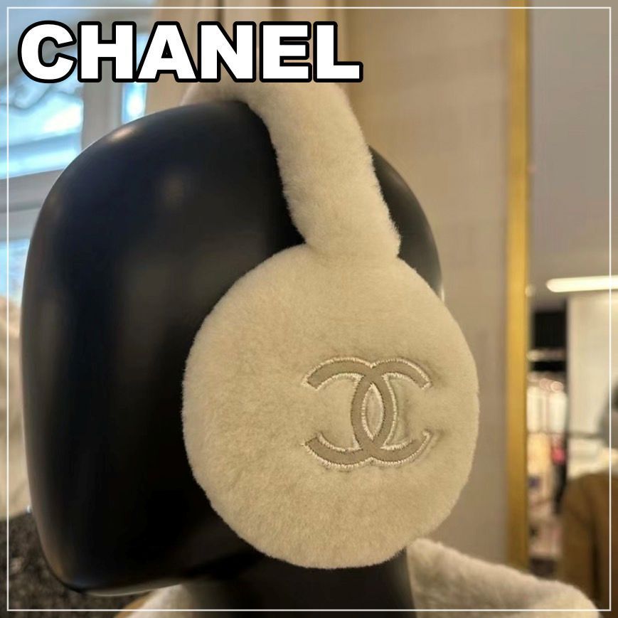 CHANEL 24N《ふわふわ♪》イヤーマフ ホワイト