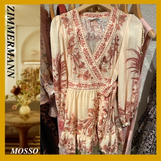 【Zimmermann】IWAVERLY WRAP MINI DRESS ラップ ミニドレス