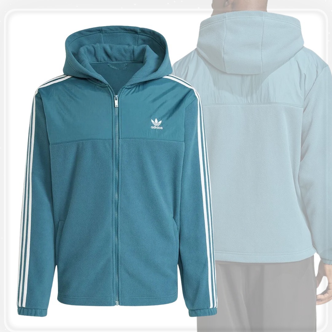 【adidas/アディダス】Adicolor 3 Stripes フルジップスウェット