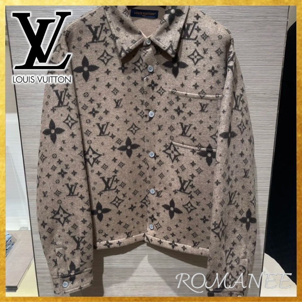 カッコイイ♪【LOUISVUITTON】モノグラム オーバーシャツ