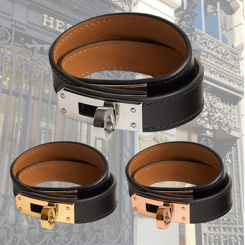★愛される定番★【HERMES】ケリーブレスレット ダブルトゥール