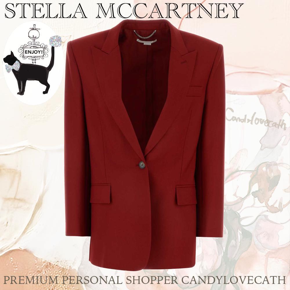 ジャケット STELLA McCARTNEY Red Wool Oversize Blazer