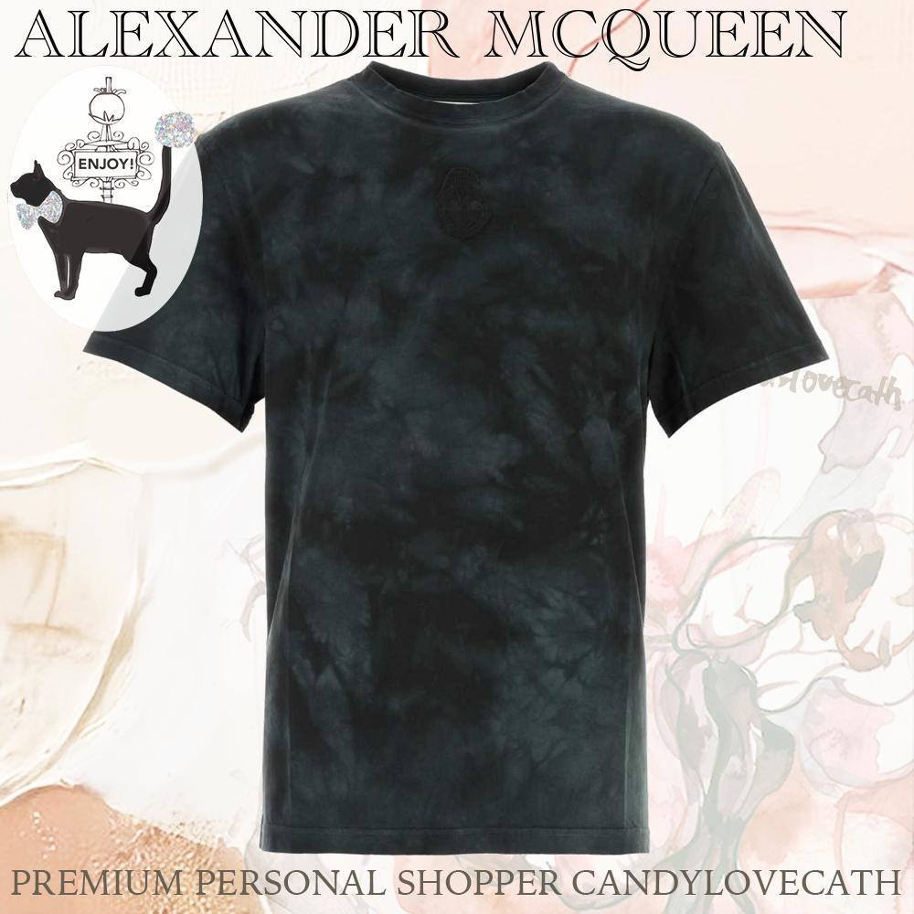 Tシャツ・カットソー ALEXANDER MCQUEEN Black Cotton T-Shirt