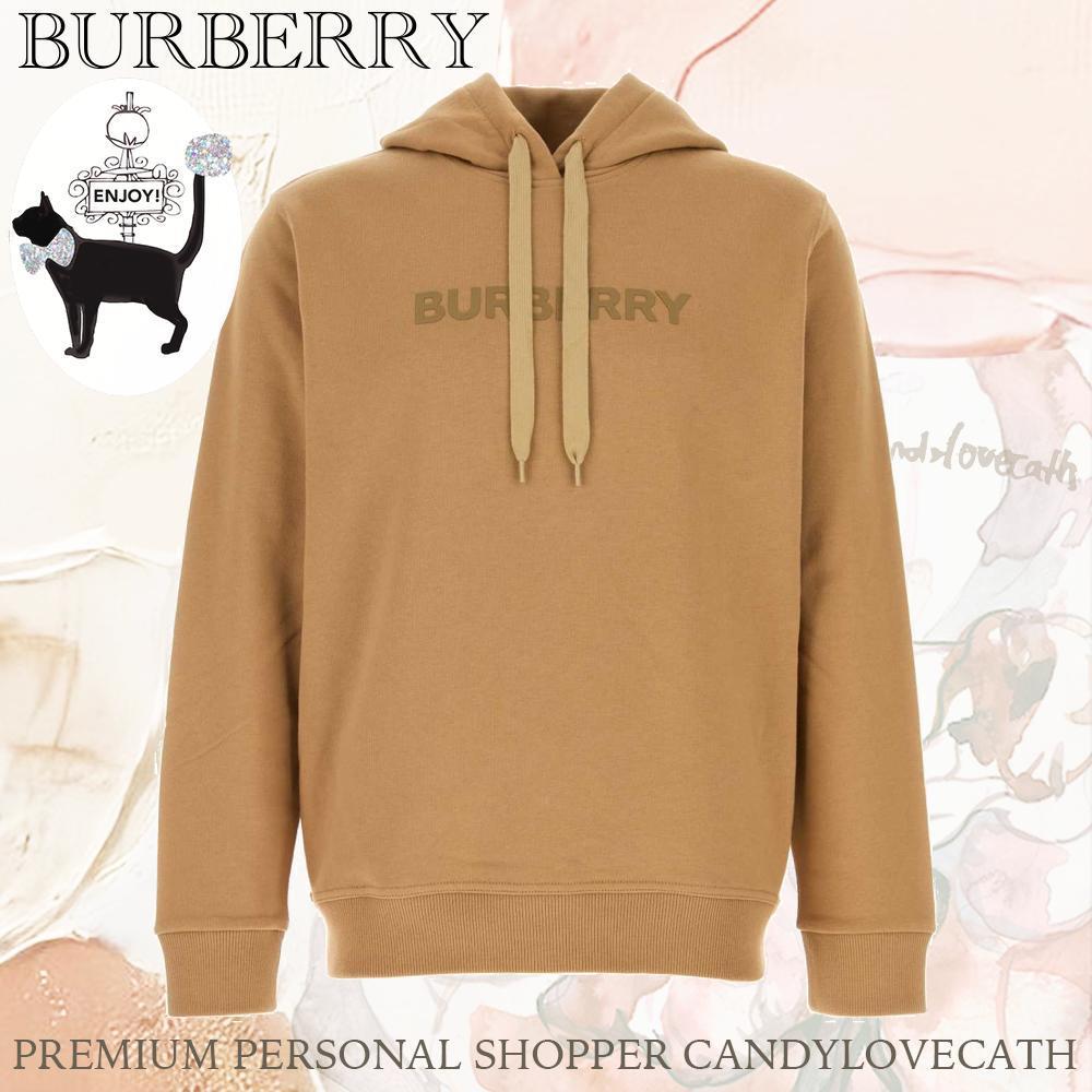 Tシャツ・カットソー BURBERRY Camel Cotton Sweatshirt