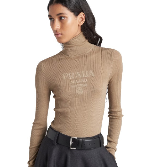 24AW】ウール タートルネックセーター ◇プラダ◇人気 (PRADA
