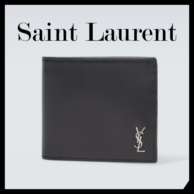 【関送込】Saint Laurent カサンドレレザーウォレット