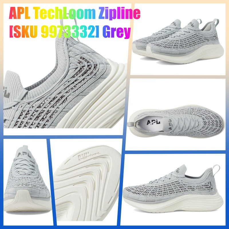 ★APL(Men)★TechLoom Zipline★Grey