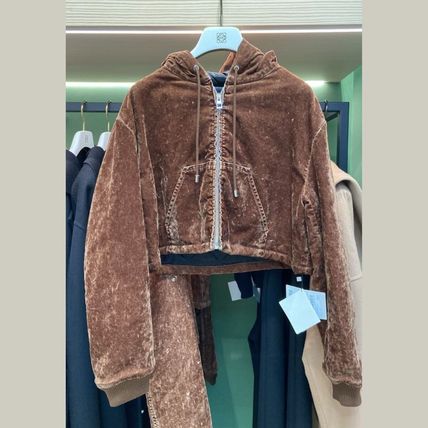 お買い得！！★ ロエベ ★ クロップド フーテッドジャケット クロップド LOEWE(ロエベ) ジャケット(レディース) - 海外通販の