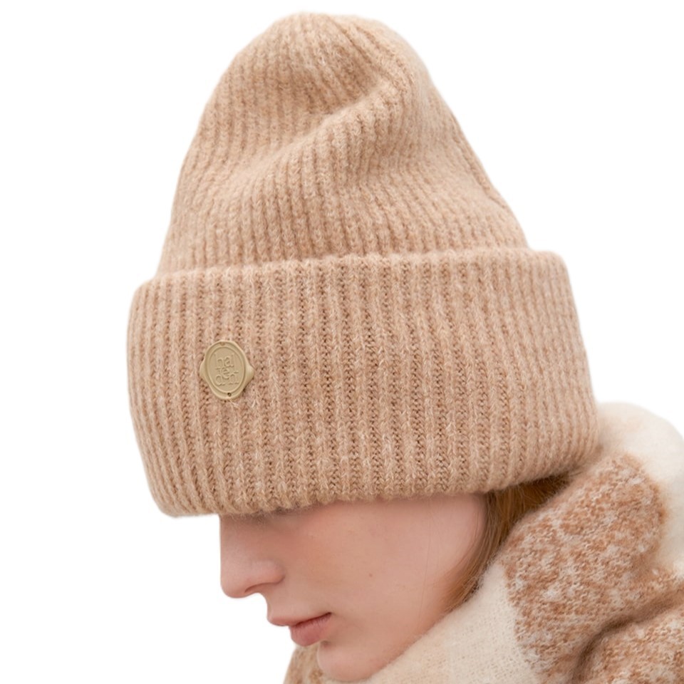 [韓国] heavy wool knit beanie