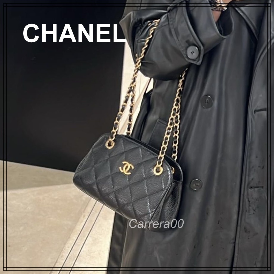 人気【CHANEL】コロンとして可愛いミニバッグ ショルダーバッグ