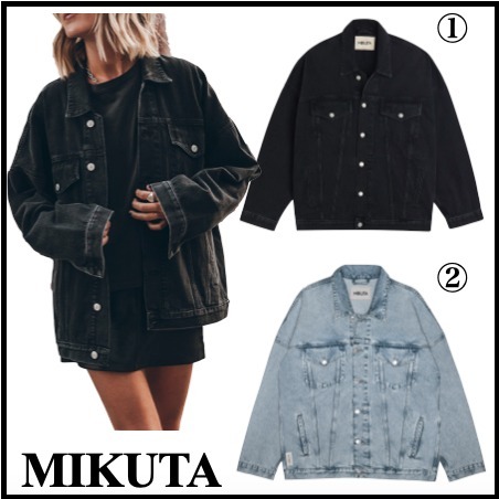 ☆MIKUTA☆Oversized Denim Jacket