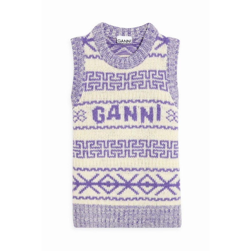 セール】 GANNI ニット ベスト （ニット・セーター