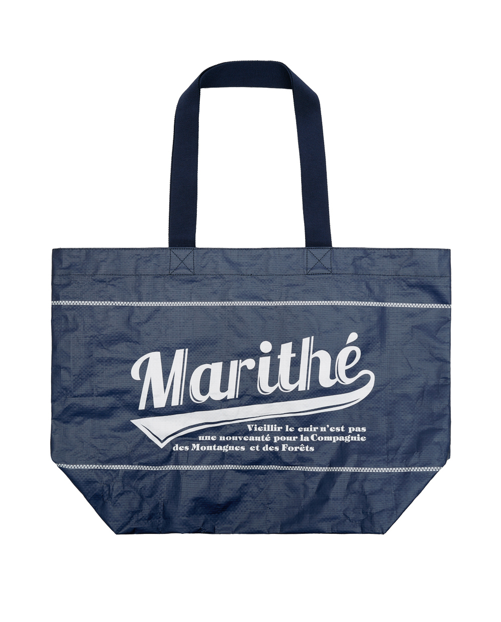 【MARITHEFRANCOISGIRBAUD】 TARPAULIN BIG SHOPPER BAG