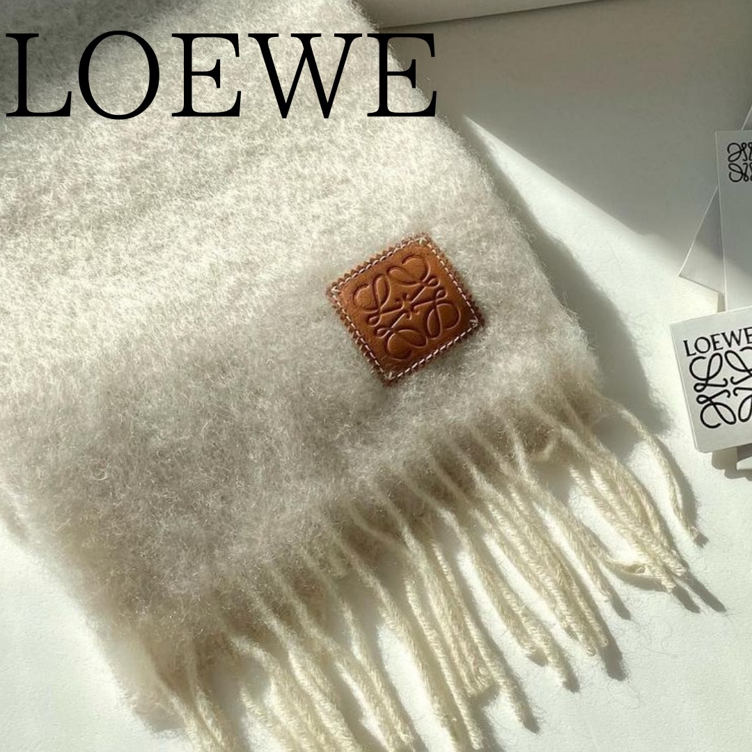 ■LOEWE■ロエベ スカーフ モヘア＆ウール