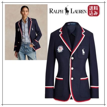 ワンピなど最旬ア！ L ウール Ralph ジャケット(レディース Lauren(ラルフローレン) ジャケット・アウター