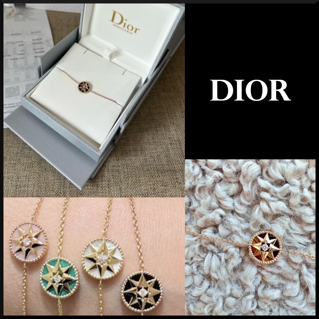 【すぐ届く☆】Dior Rose des Vents ブレスレット