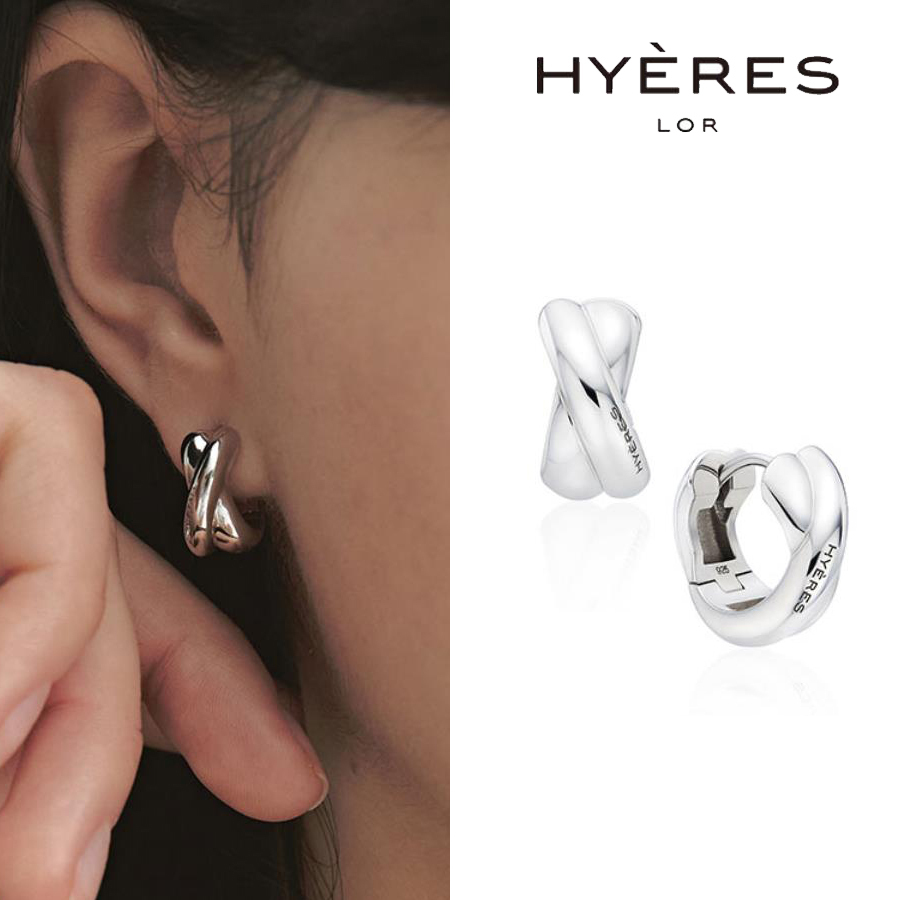 正規品【HYERES LOR】Souvenir Twist Chunky Onetouch Earring