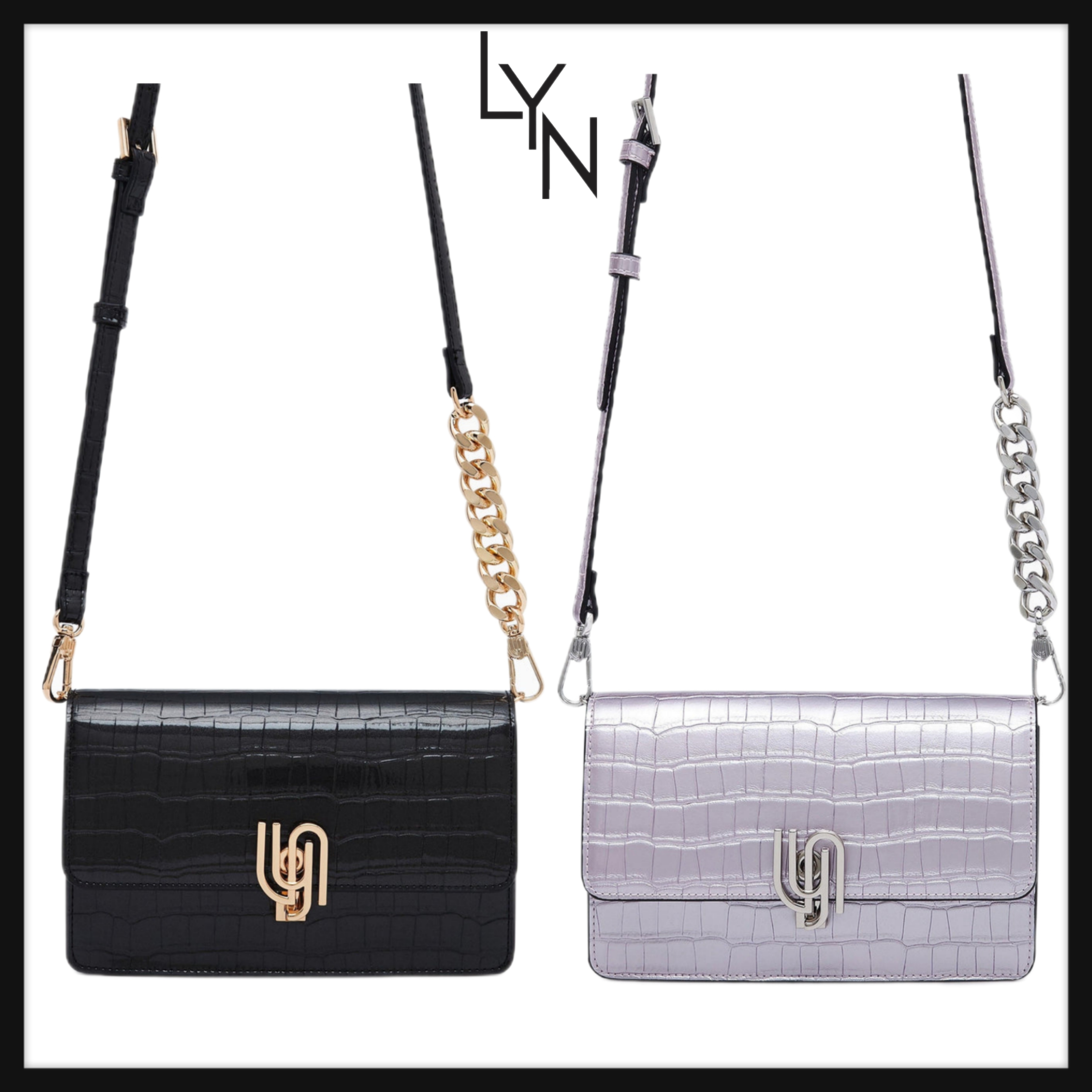 LYN★SISTA MOBILE POCKET ウォレット 財布 日本未入荷 LYN日本未入荷折りたたみミニ財布Lauren フラップ ショート