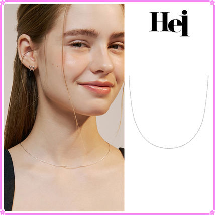 [Hei] essential cubic snake chain necklace☆NMIXX着用 NEW ESKIMO PENDANT 24
