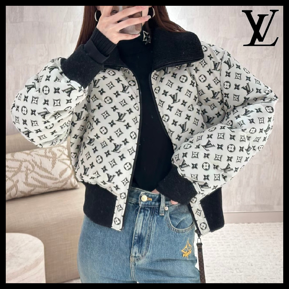 【冬のおしゃれコーデ♪】Louis Vuitton★パファジャケット
