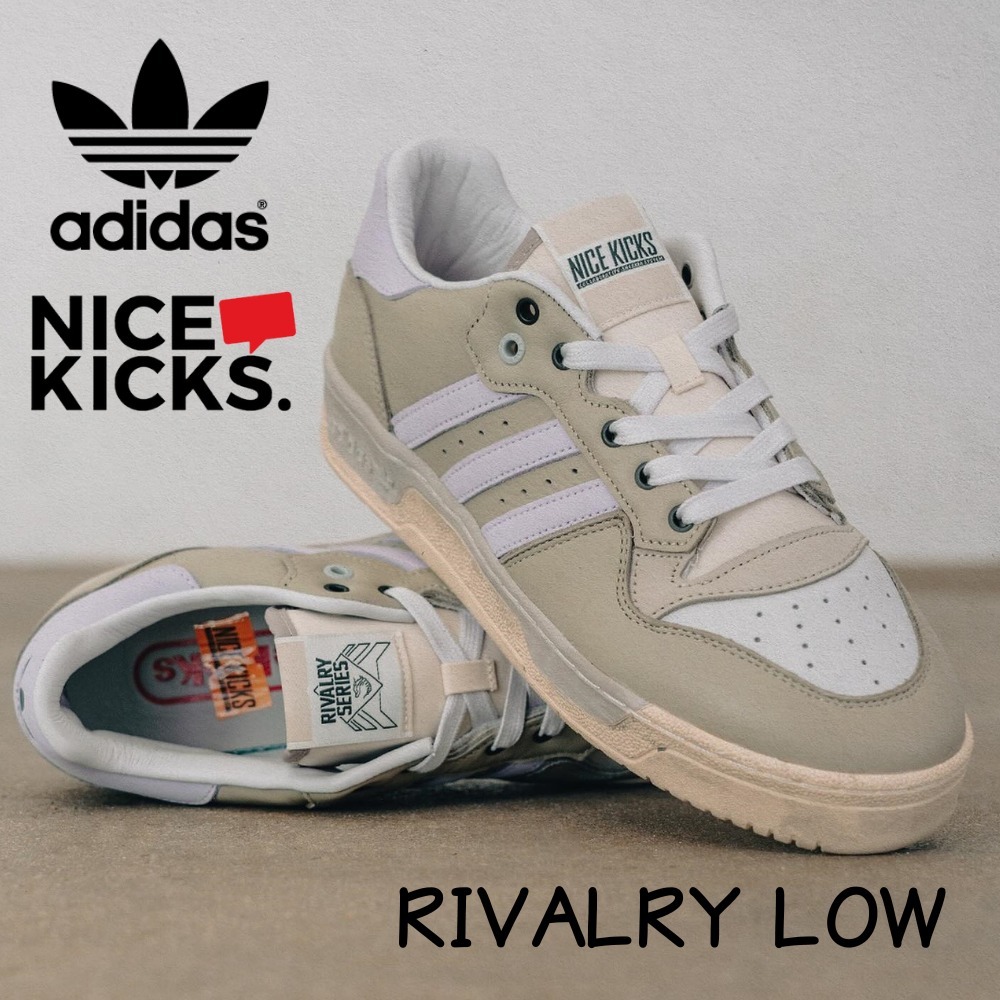 関税送料込♪Nice Kicks x adidas/Consortium RIVALRY LOW Grey