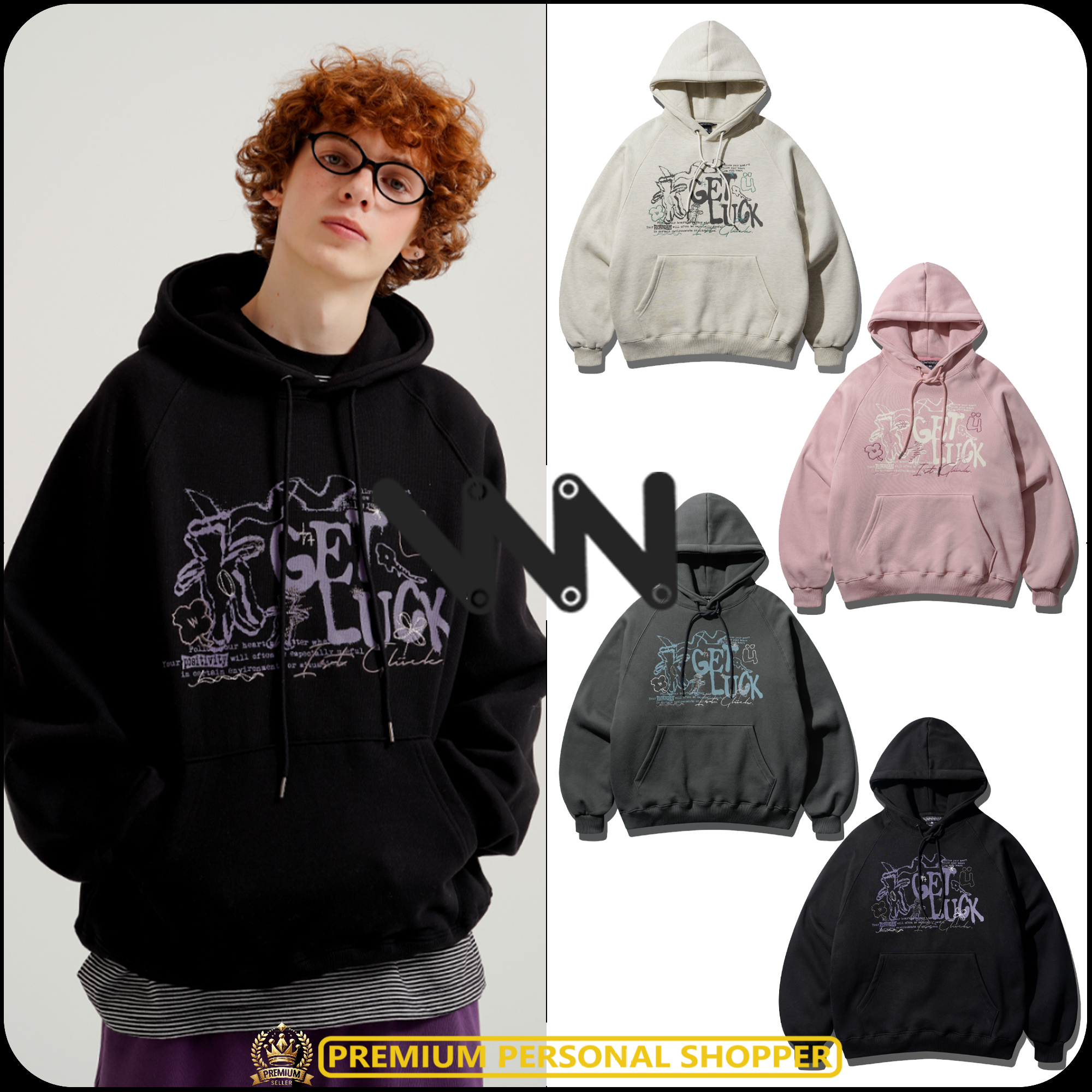 [WV PROJECT]★24FW★韓国人気★LUCKY HOOD
