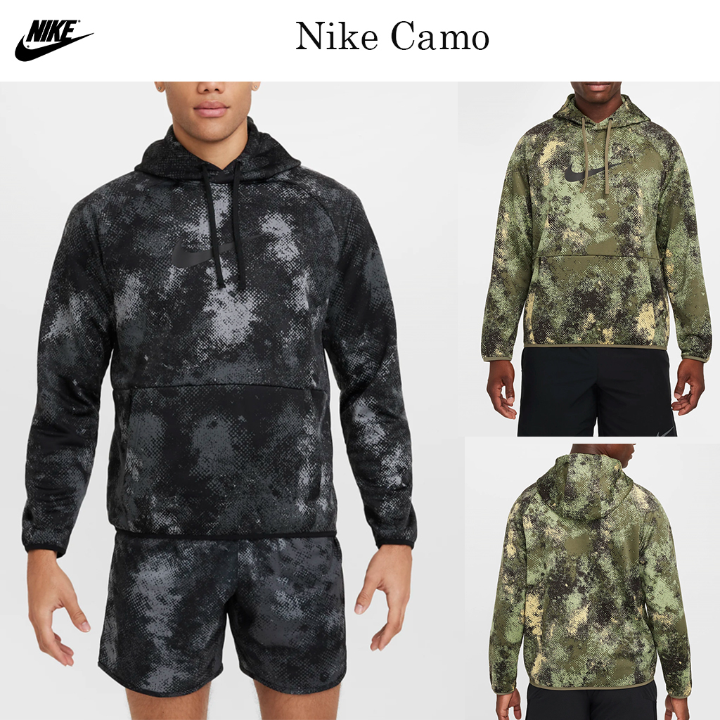 最新プルオーバー パーカー☆話題沸騰中☆Nike Camo☆選べる２色