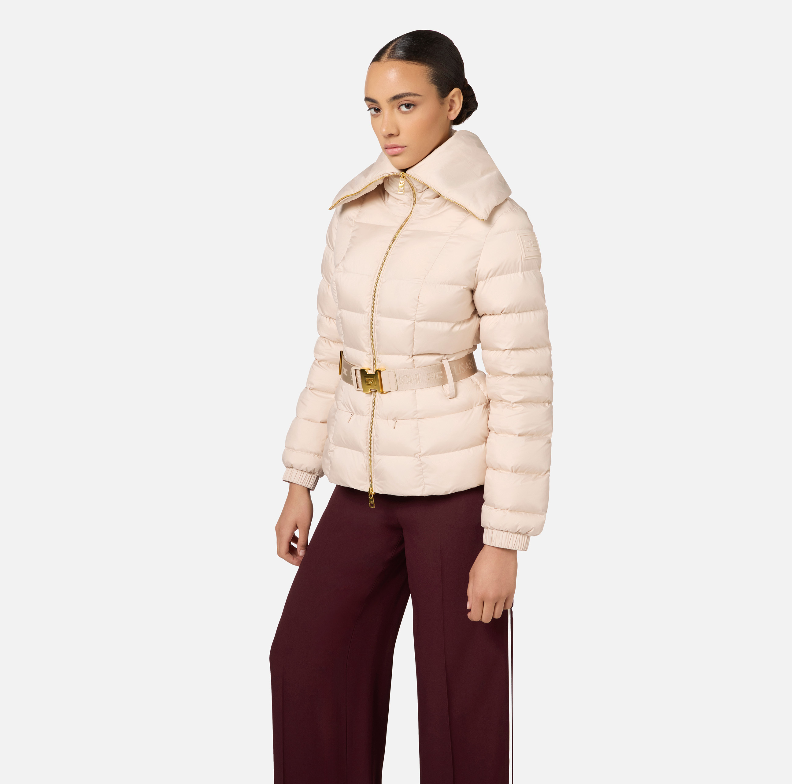 《上品な逸品》【ELISABETTA FRANCHI】ダウンジャケット
