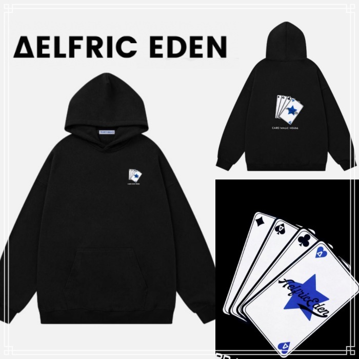 【Aelfric Eden】スター トランプ デザイン パーカー