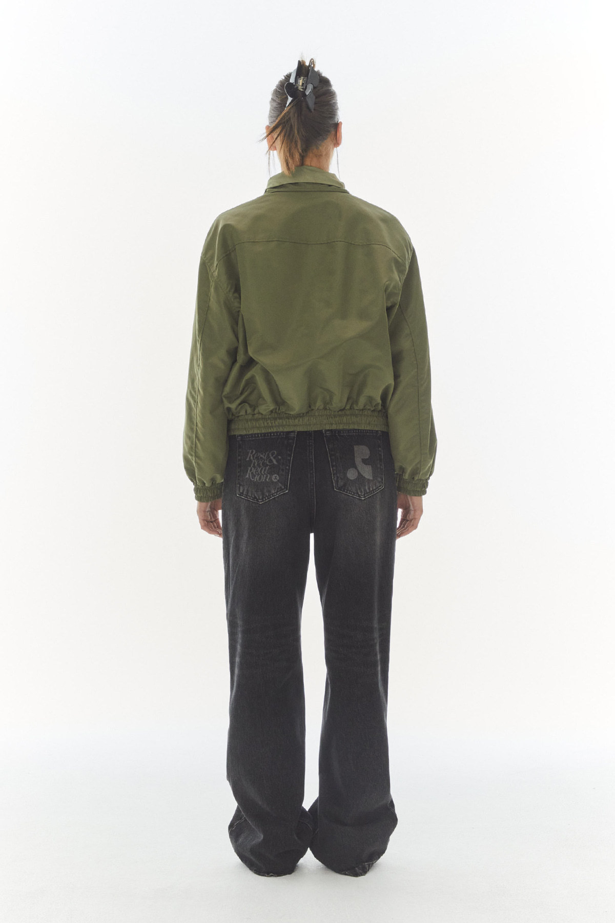 【Rest&Recreation】韓国人気★ (S,L) LAYERED NYLON JACKET Rest & Recreation】 ☆ LAYERED NYLON JACKET ☆ 大人気