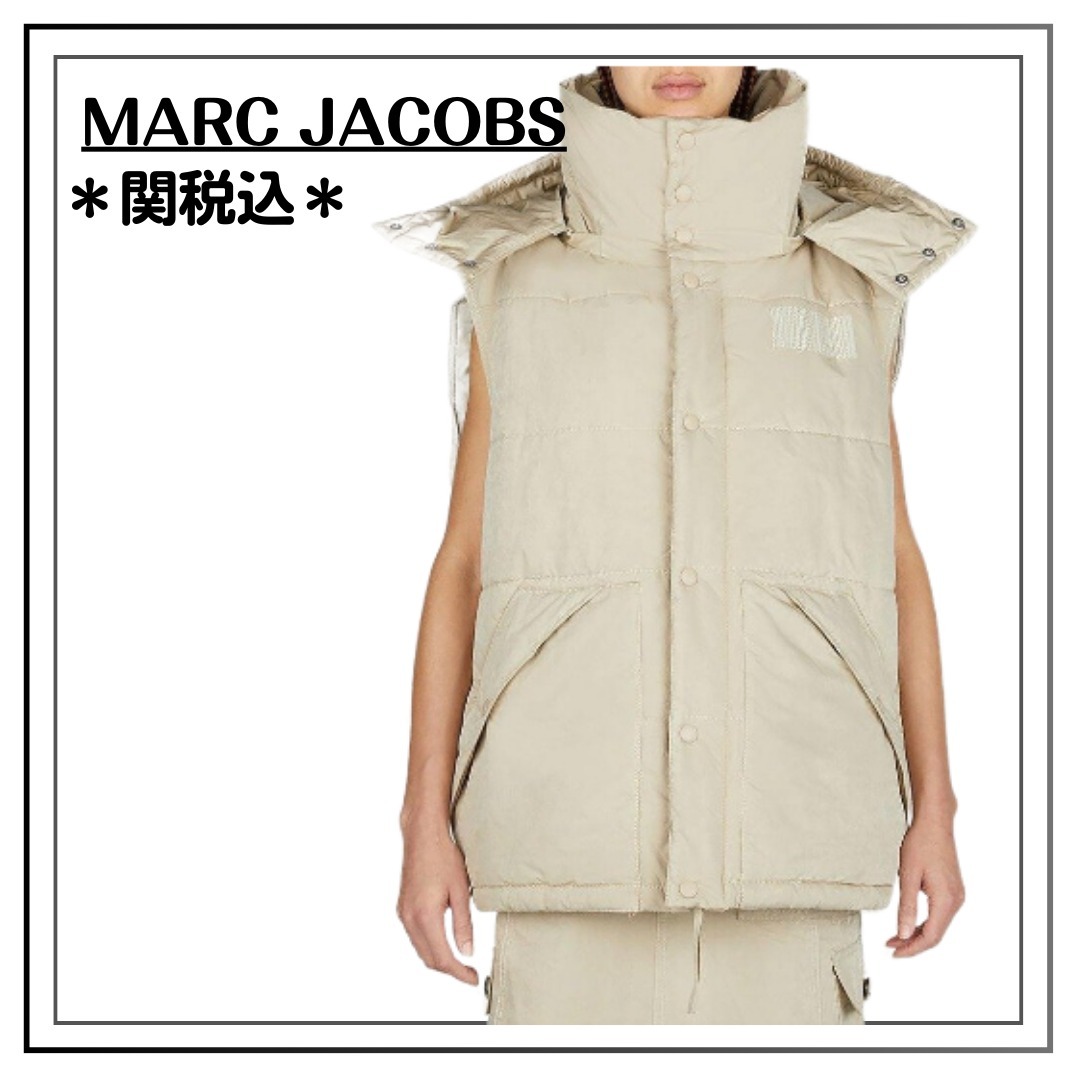 関税込 Mark Jacobsオーバーサイズ ノースリーブ パファーベスト