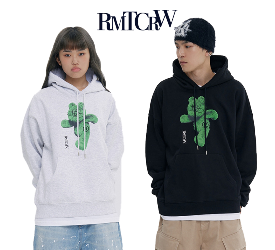 ROMANTIC CROWN★Unisex★SHAGGY BEAR HOODIE