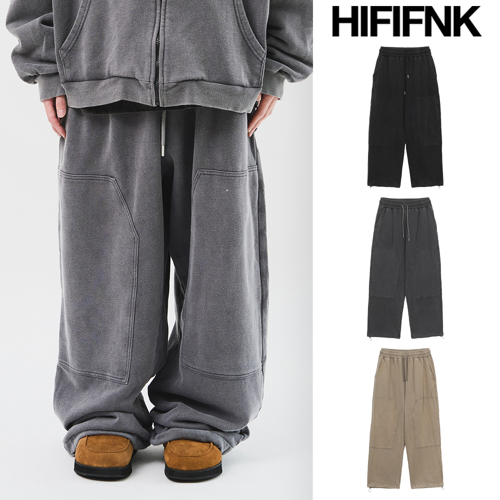 【HI FI FNK】Nerv Pigment Wide Pants