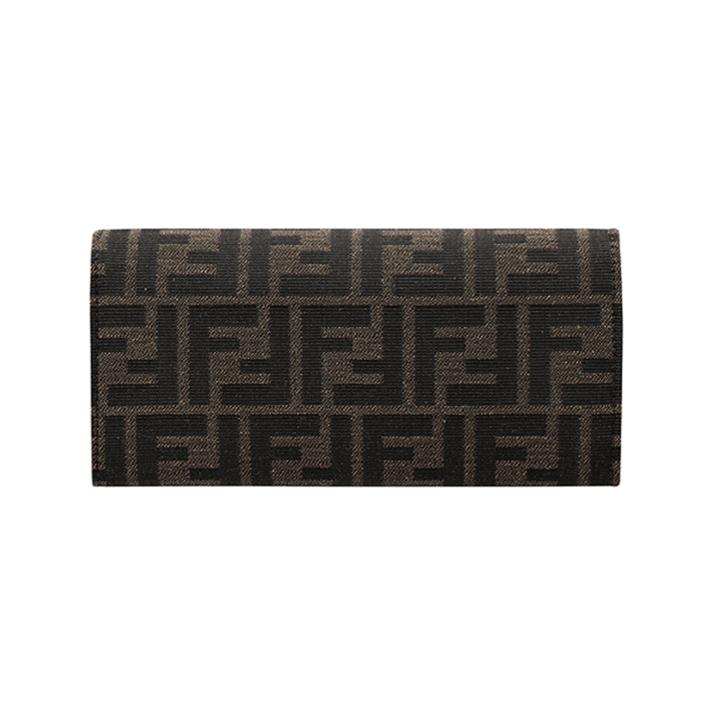 関税負担なし☆FENDI フェンディ バゲット チェーン付き長財布