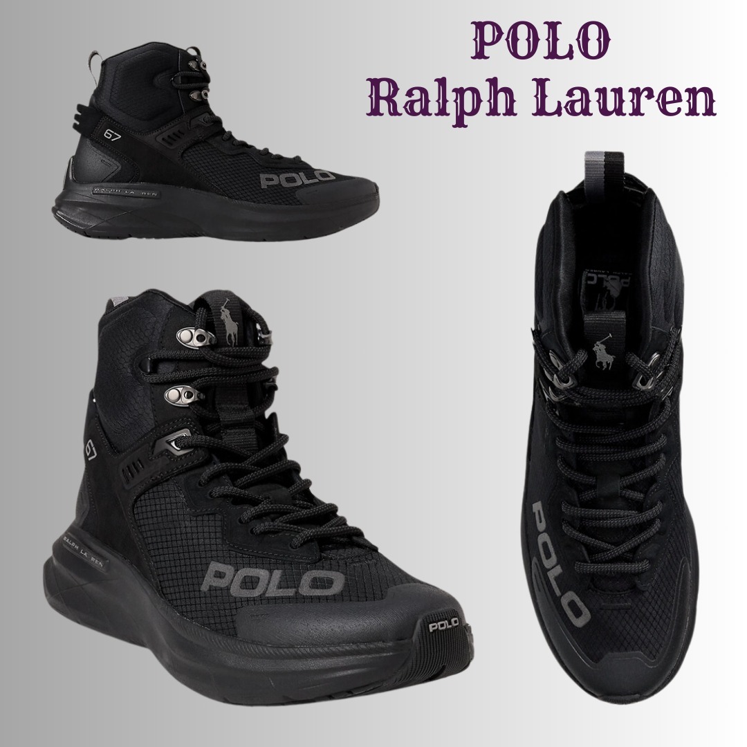 新着【Polo Ralph Lauren】快適・機能的☆ハイトップ スニーカー