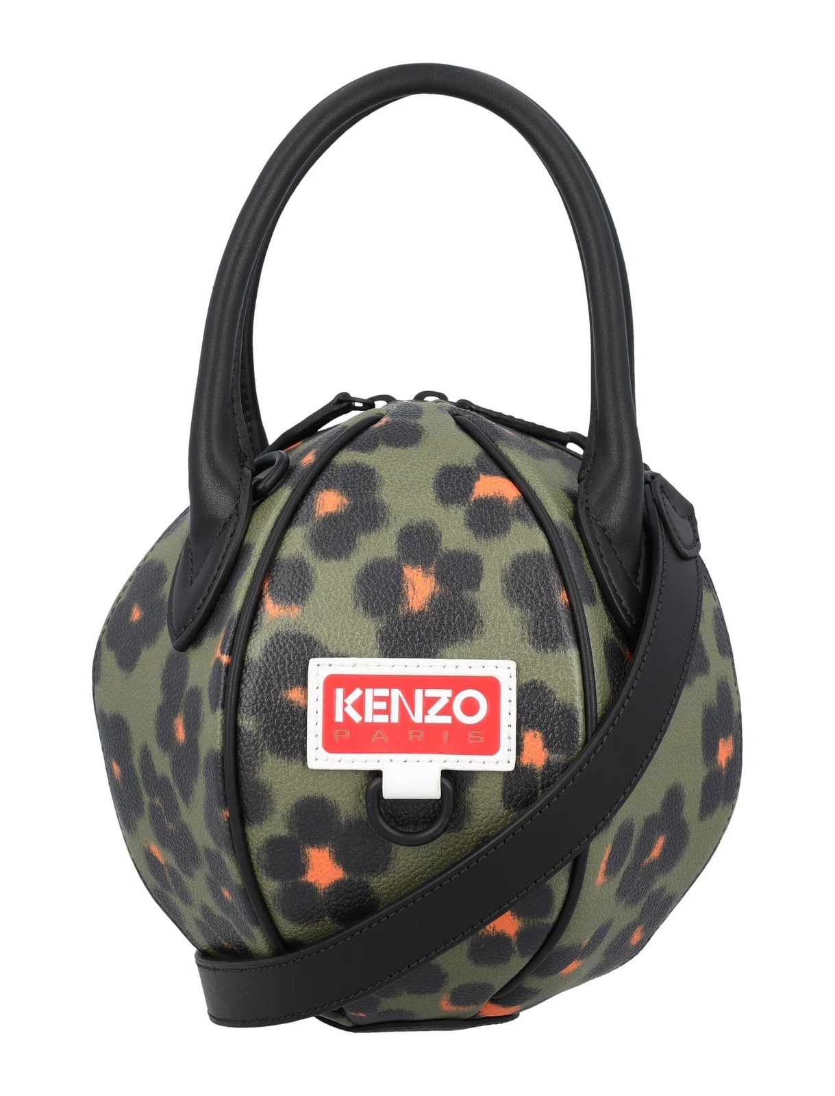 KENZO】Hana レオパード ボール型 トートバッグ ロゴ (KENZO