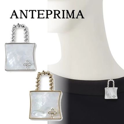 アンテプリマ　　コサージュ付き ANTEPRIMA/アンテプリマ フラワーコサージュ付き クリアビーズ