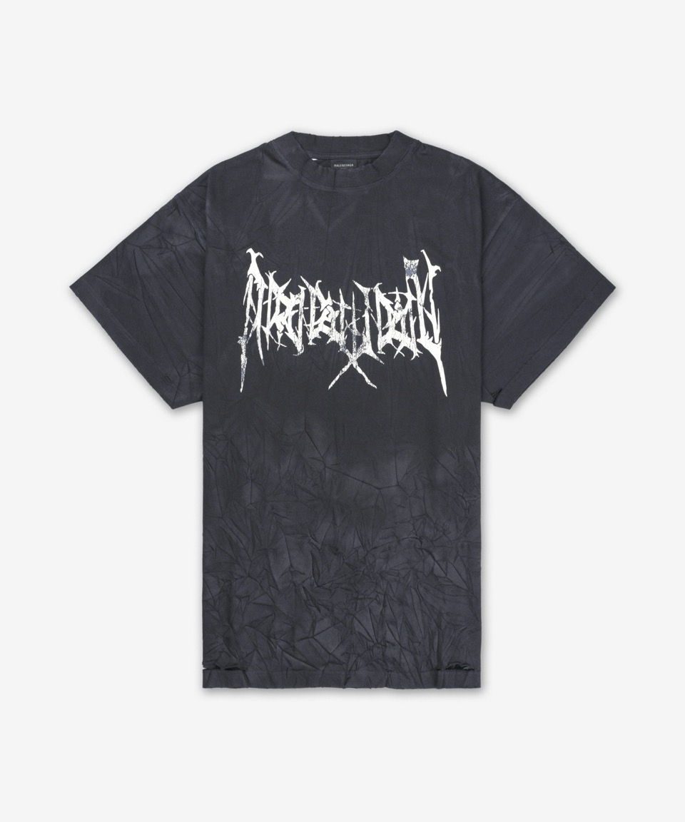 《BALENCIAGA》 787349 TRVF9 9034 オーバーサイズ Tシャツ