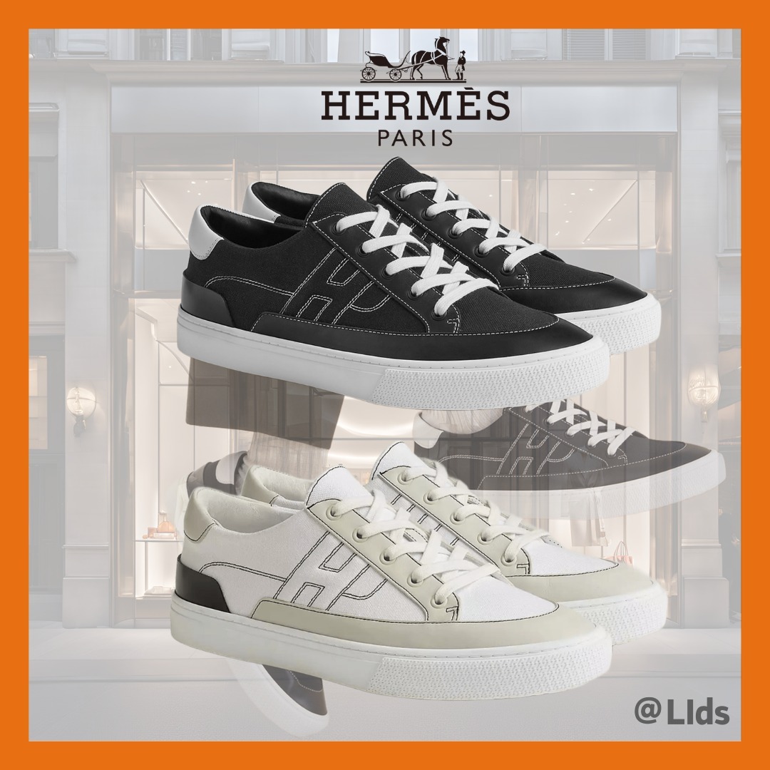 【通気性抜群・消臭効果◎】HERMES スニーカー《ディープ》
