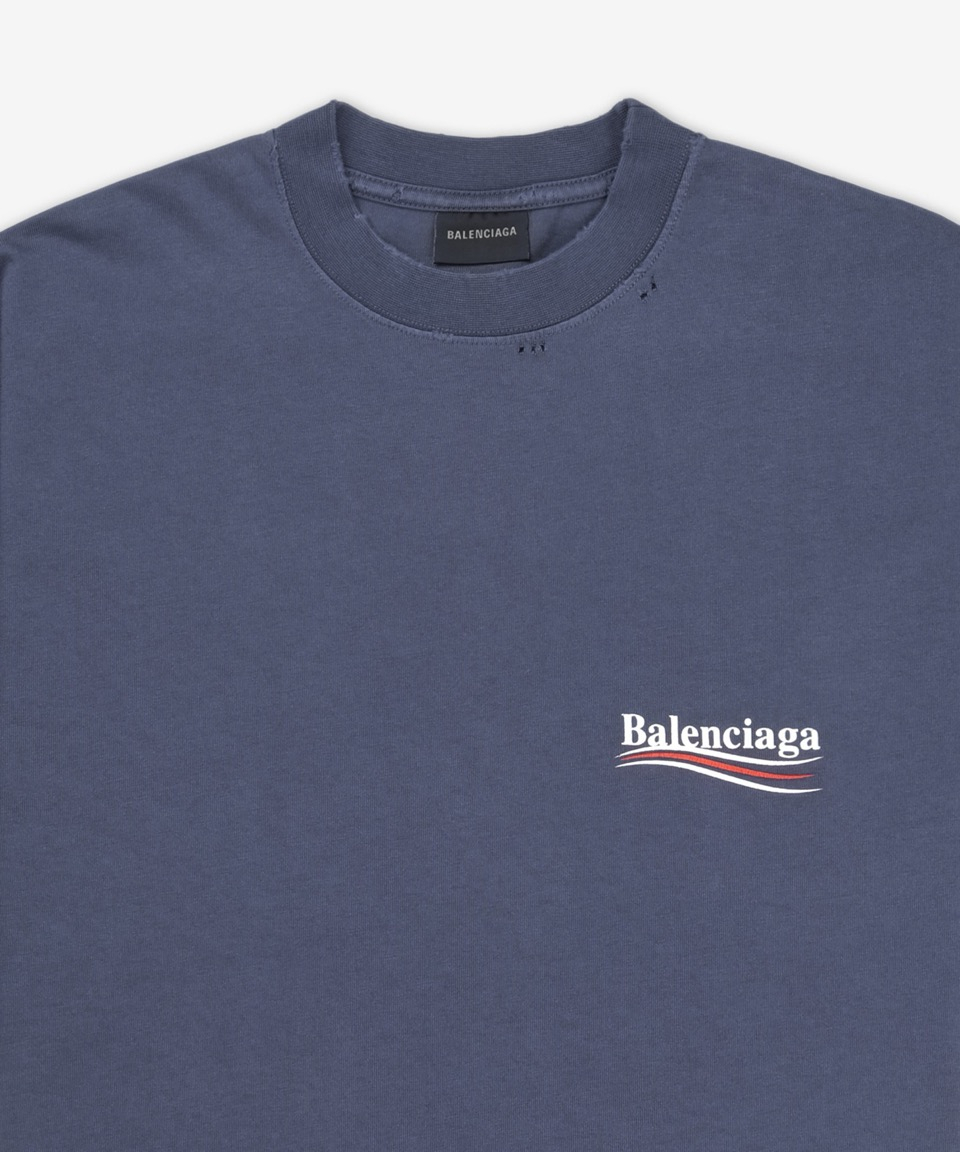 《BALENCIAGA》 641675 TNVG5 8009 ラージ フィット Tシャツ