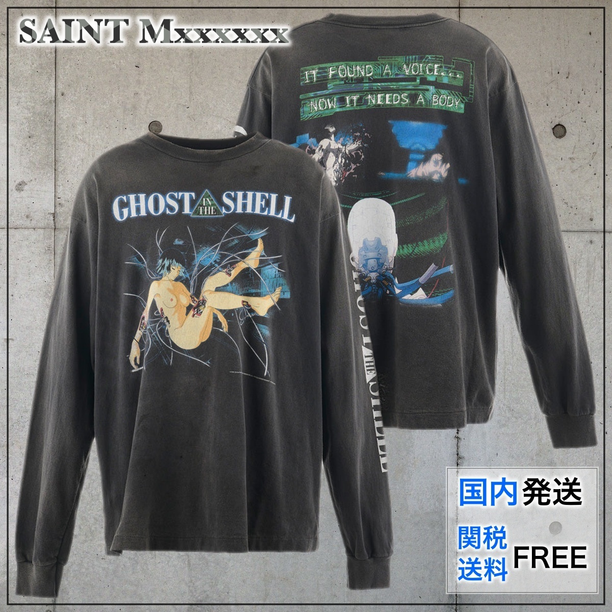 【国内買付】SAINT Mxxxxxx X 攻殻機動隊 LS TEE ILYA GITS