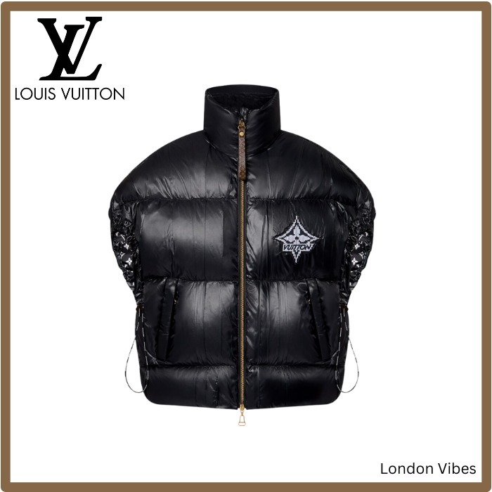 カッコよく決まる☆ Louis Vuitton パファ ジレ ベストダウン