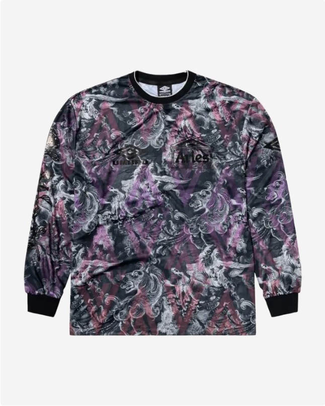 【ARIES】UMBRO X ARIES Goalie LS Football Jersey / BLACK