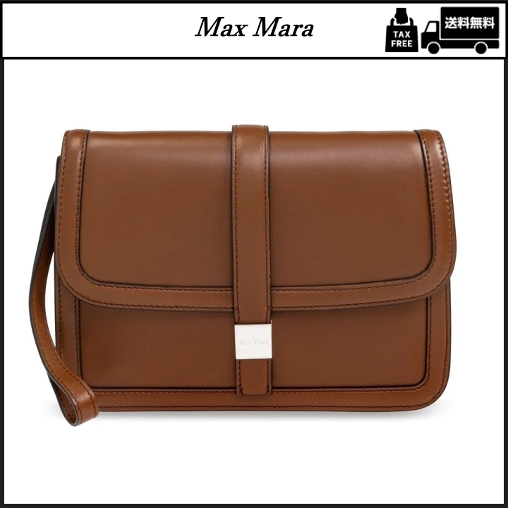 【MAX MARA】BIANCACLUTCH スムース レザー クラッチ